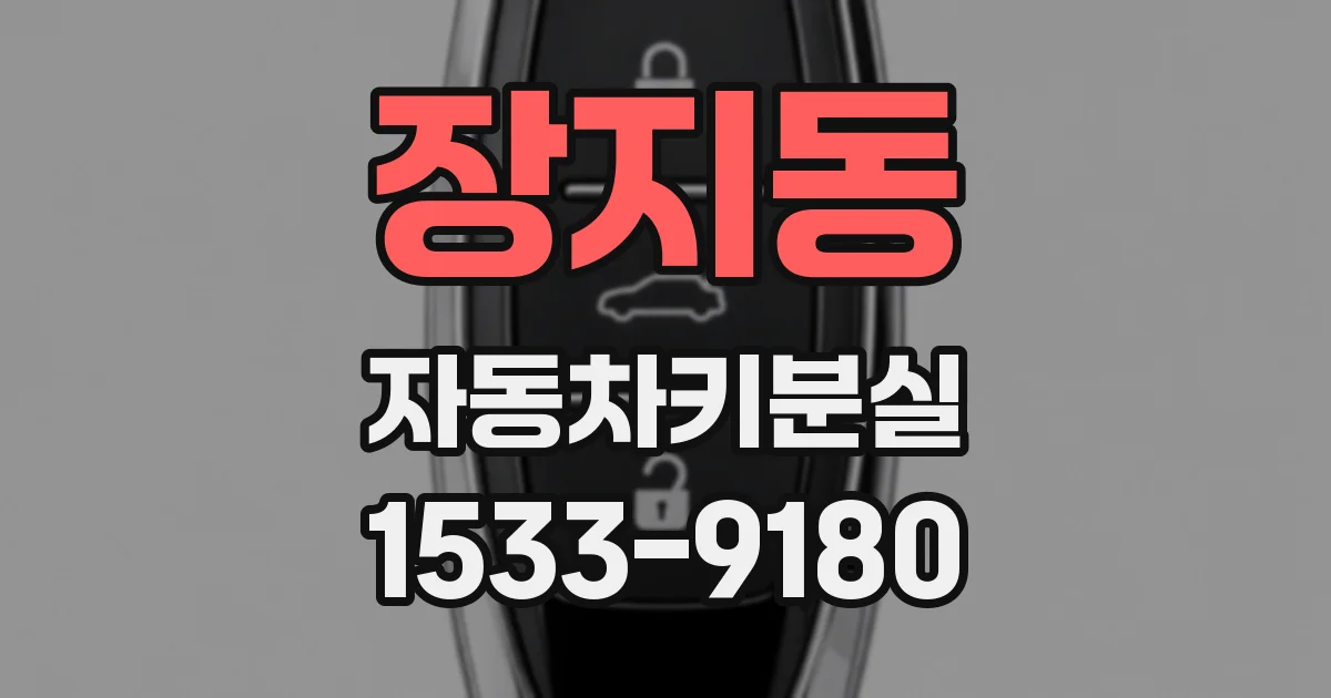 장지동 자동차키분실
