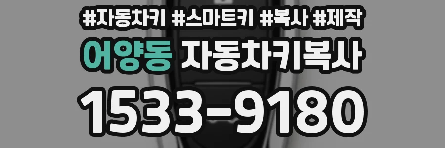 어양동 자동차키복사