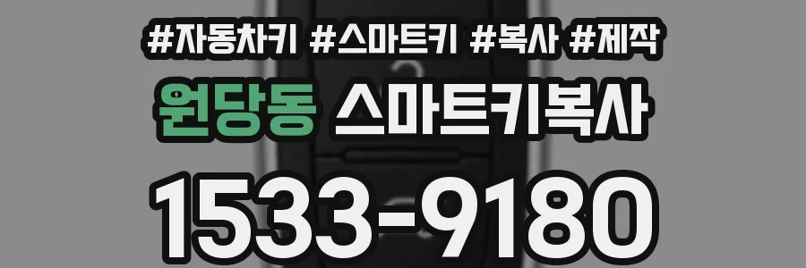 원당동 스마트키복사