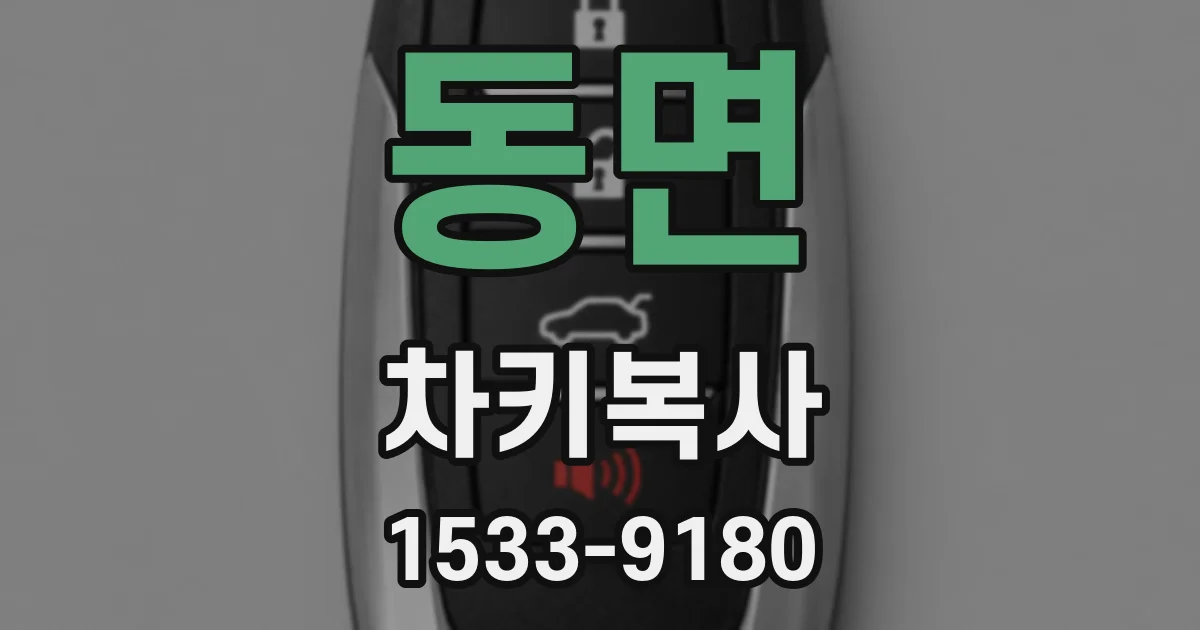 동면 차키복사