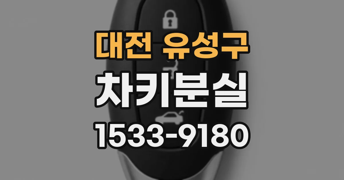 대전 유성구 차키분실