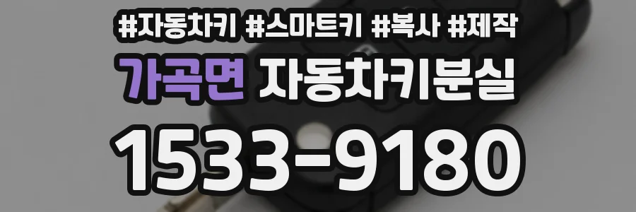 가곡면 자동차키분실