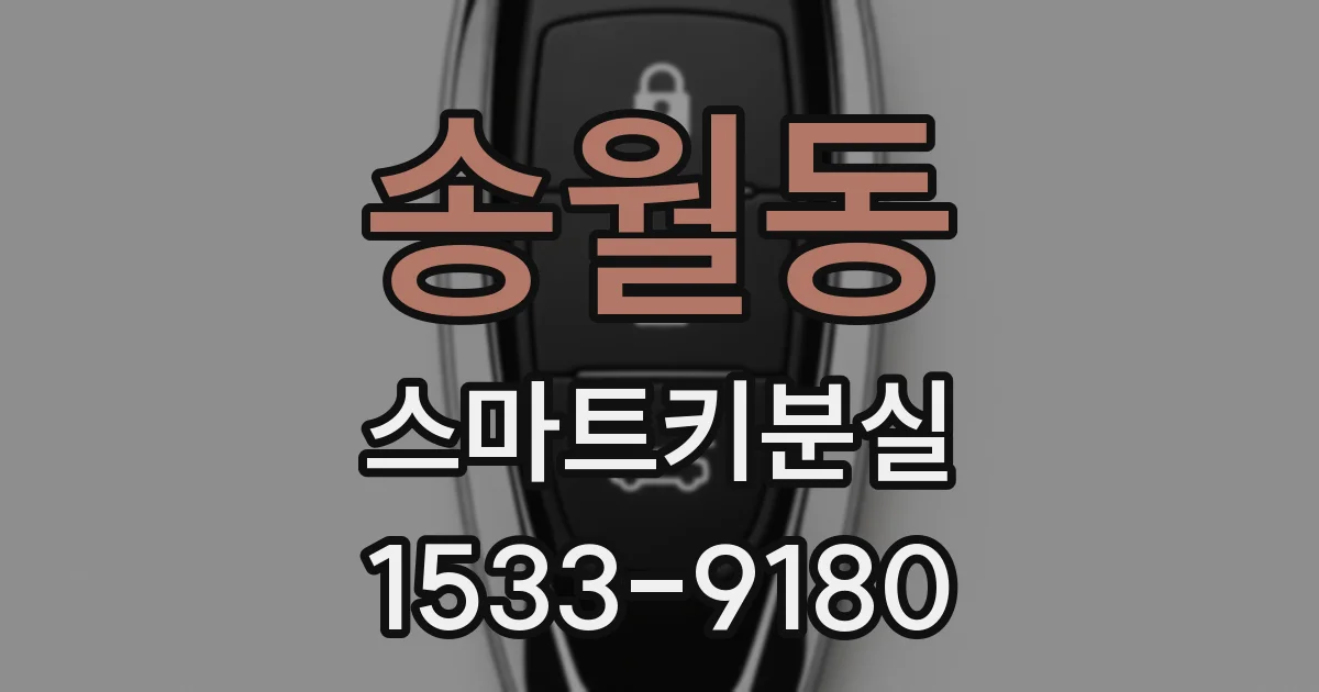 송월동 스마트키분실