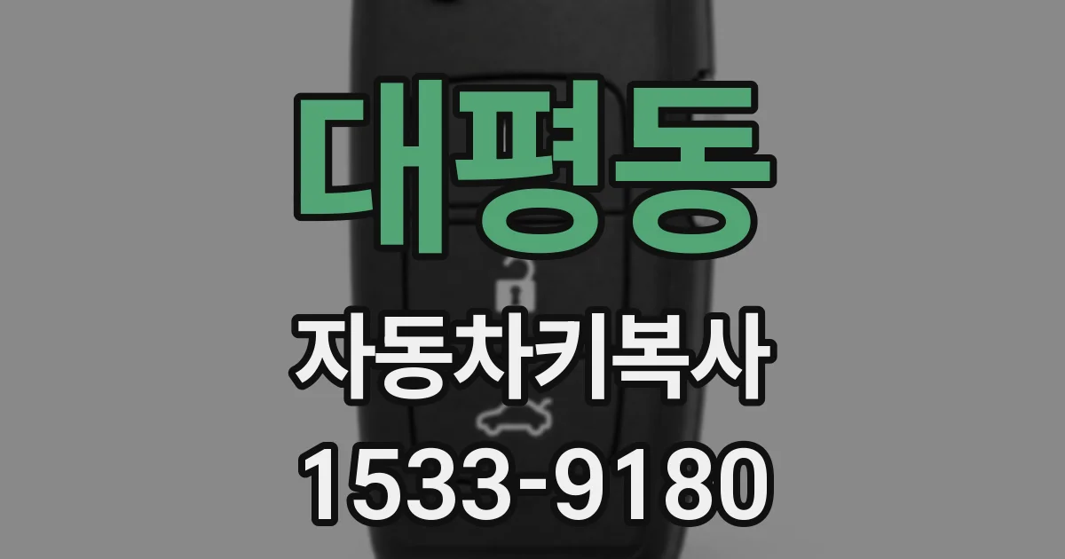 대평동 자동차키복사
