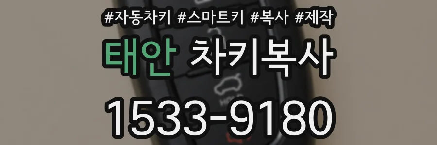 태안 차키복사
