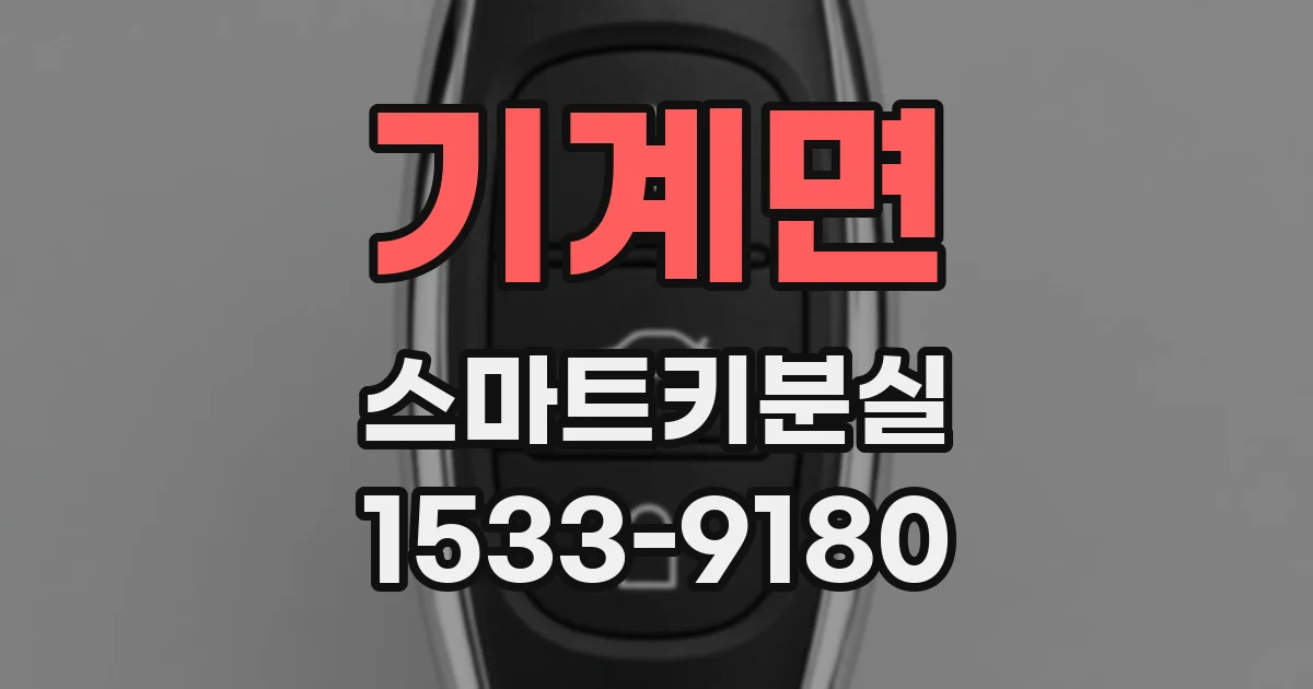 기계면 스마트키분실