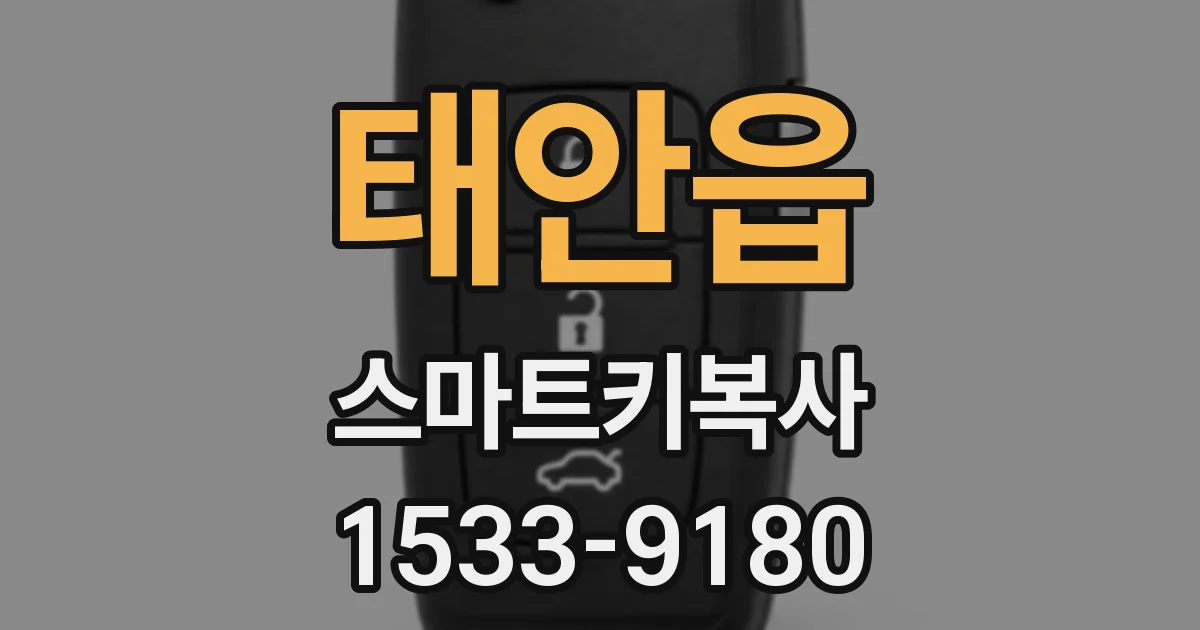 태안읍 스마트키복사