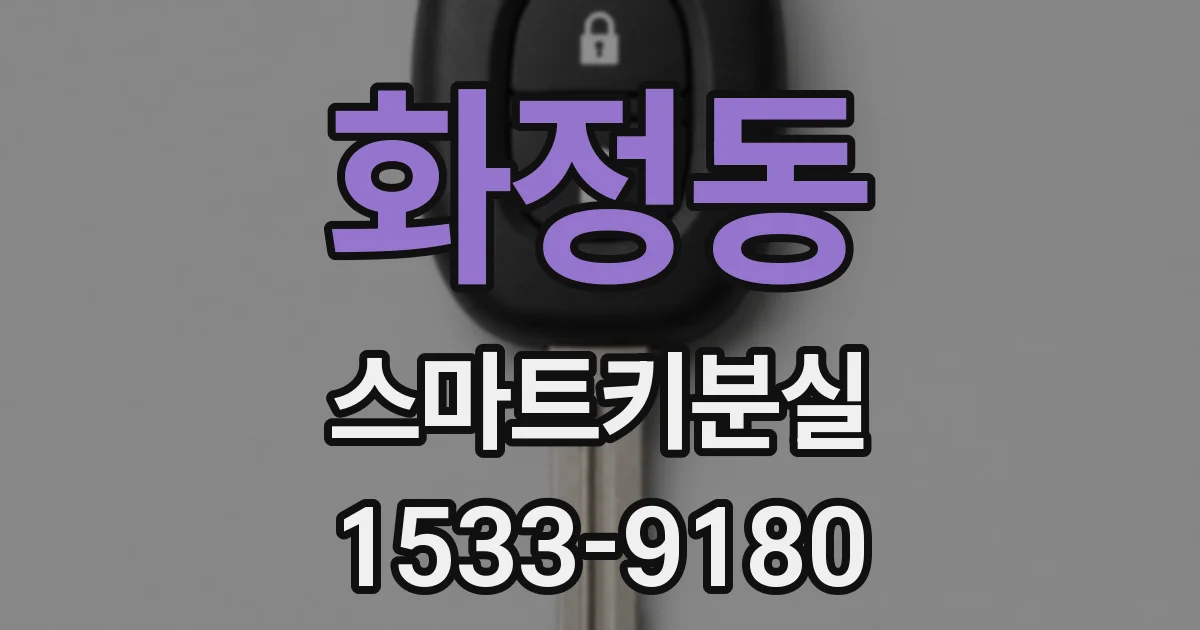화정동 스마트키분실