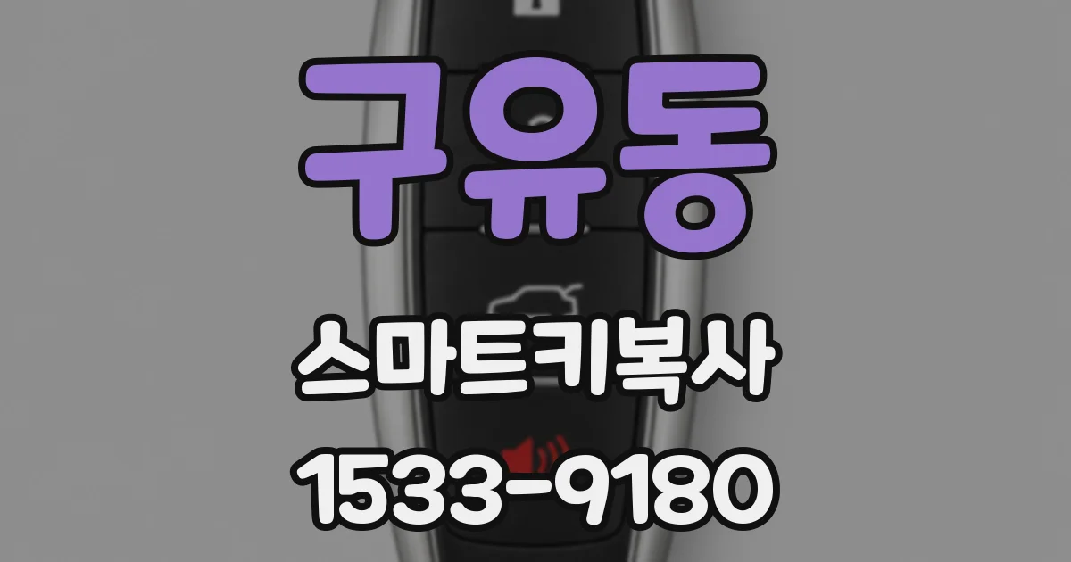 구유동 스마트키복사