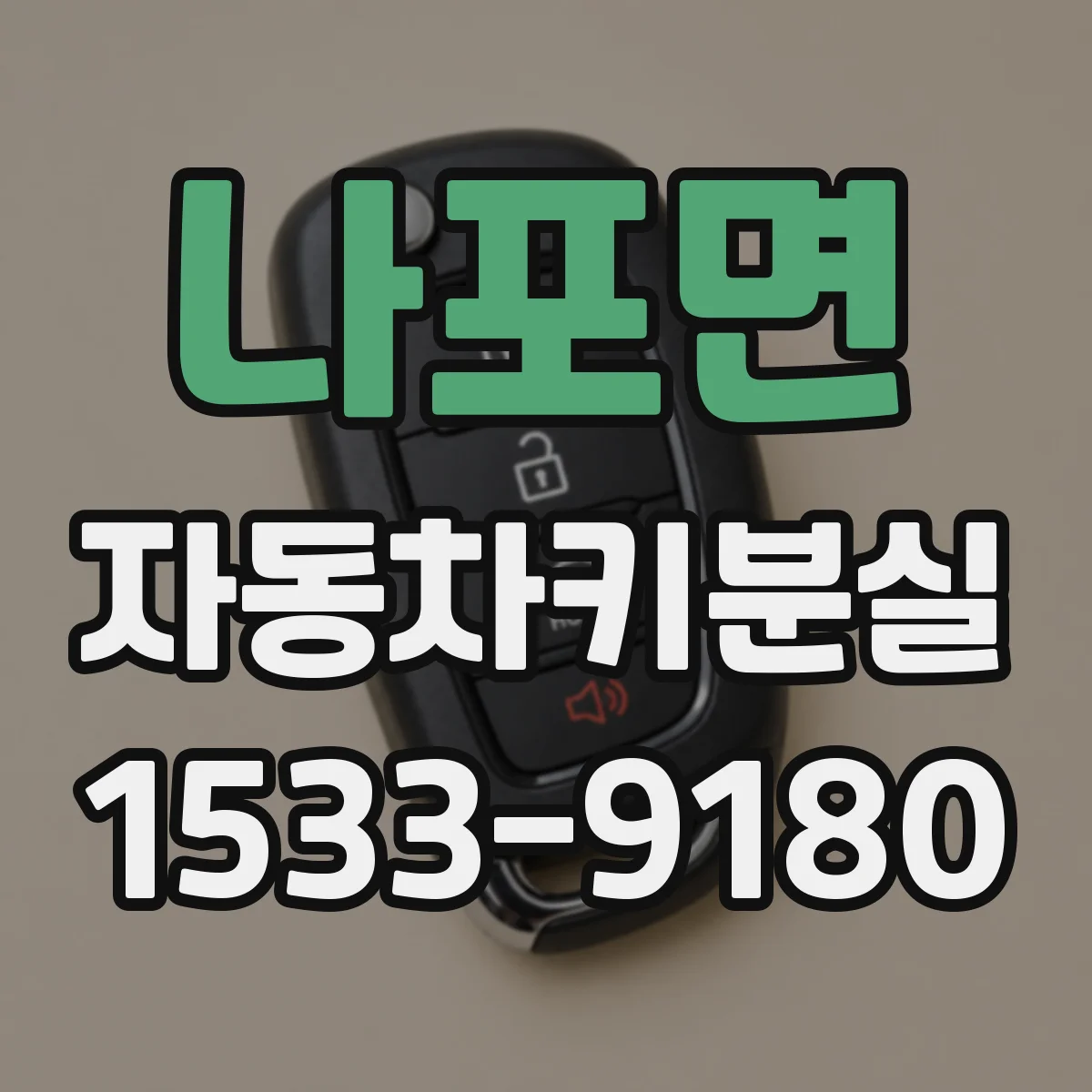 나포면 자동차키분실