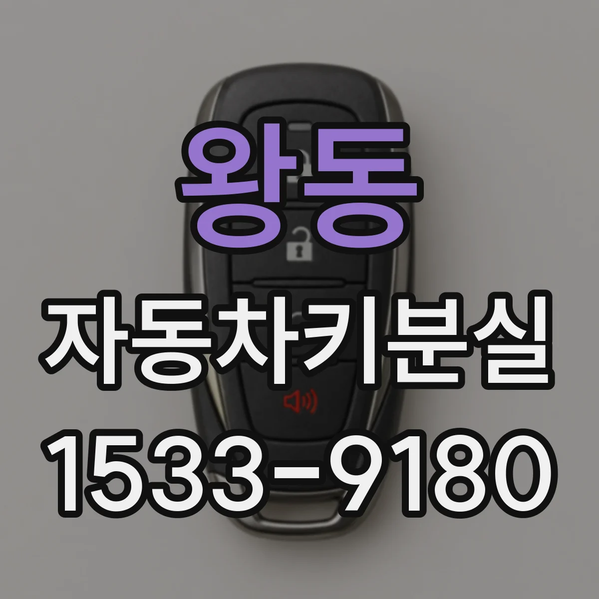 왕동 자동차키분실