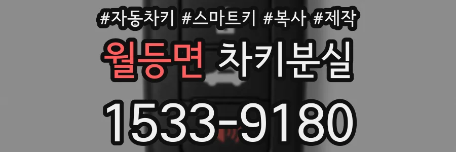 월등면 차키분실