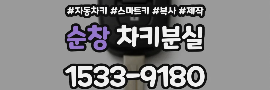 순창 차키분실