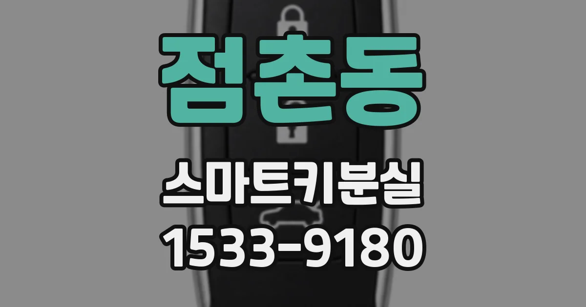 점촌동 스마트키분실