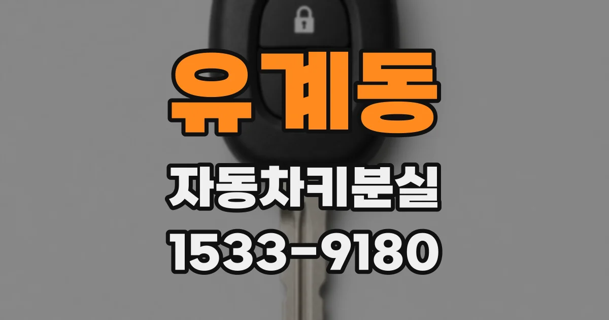유계동 자동차키분실