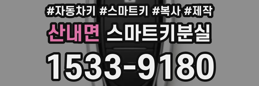 산내면 스마트키분실