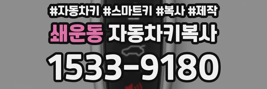 쇄운동 자동차키복사