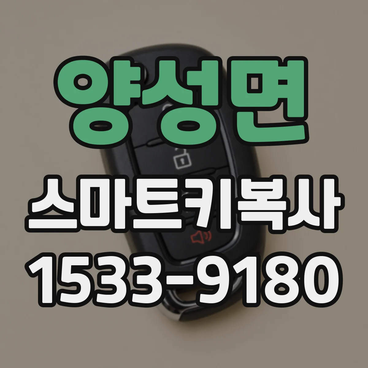 양성면 스마트키복사