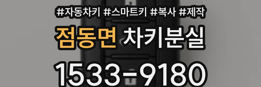 점동면 차키분실