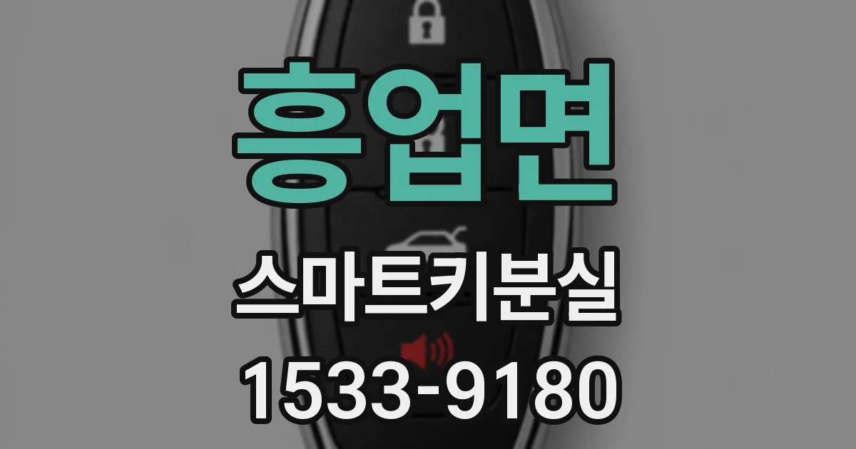 흥업면 스마트키분실
