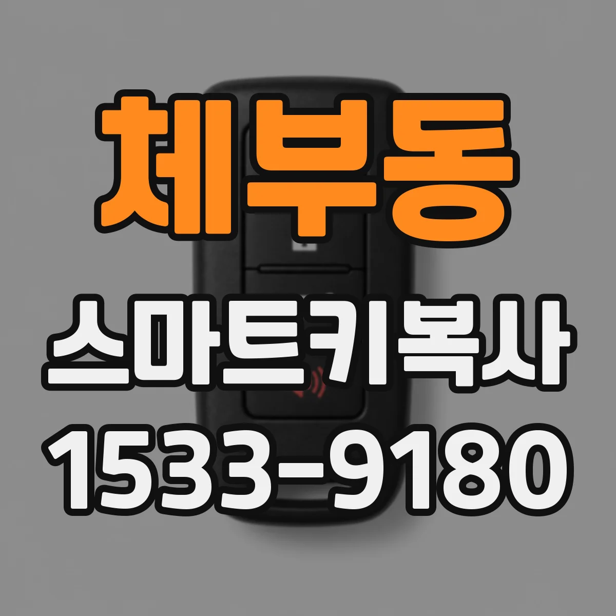 체부동 스마트키복사 스마트키 고장일 때 케이스만 바꿔도 되나요