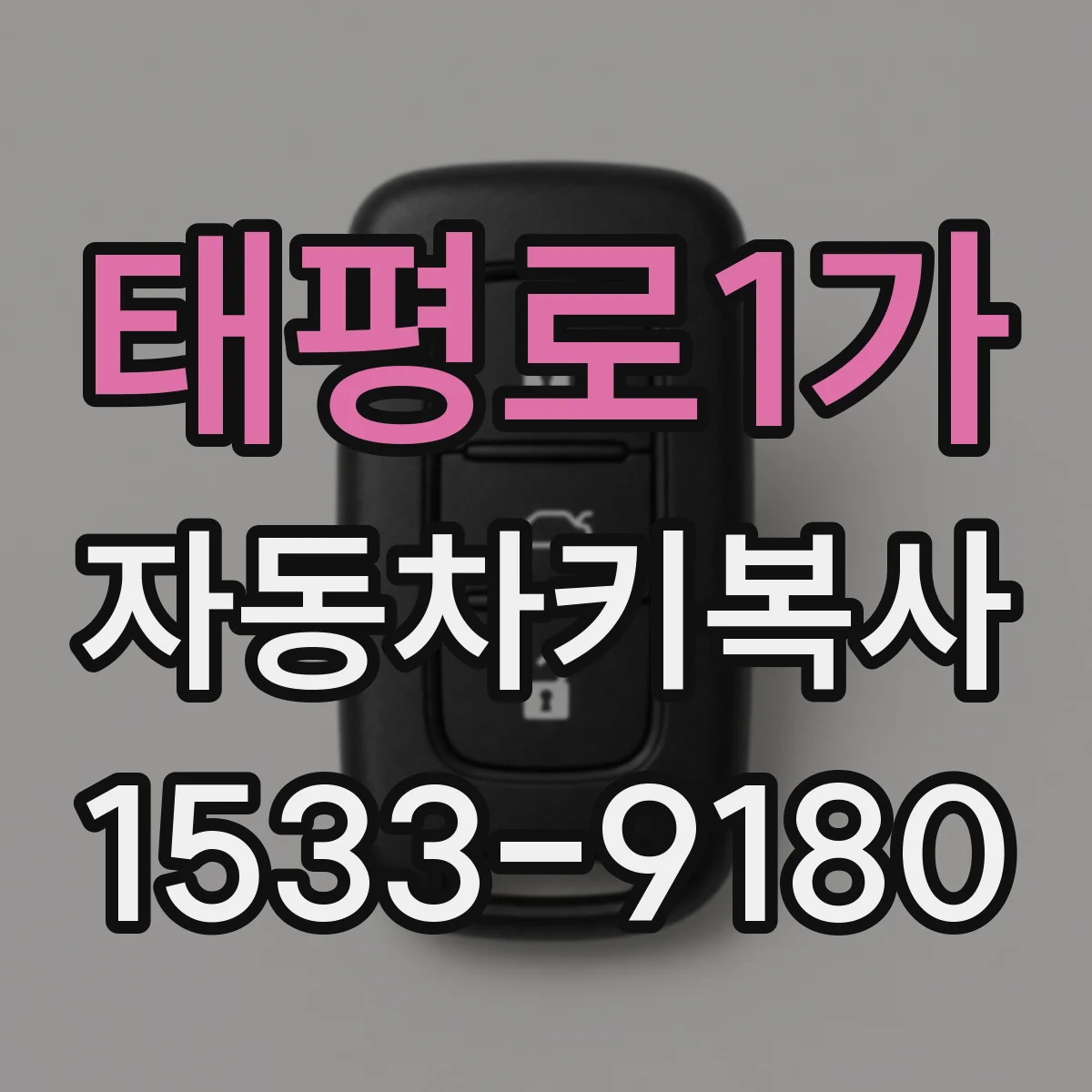 태평로1가 자동차키복사