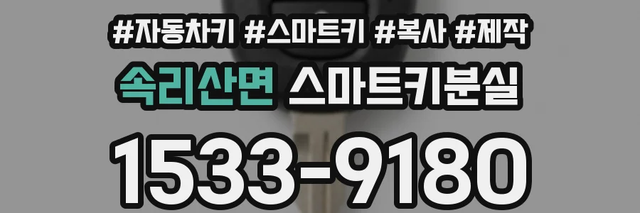 속리산면 스마트키분실