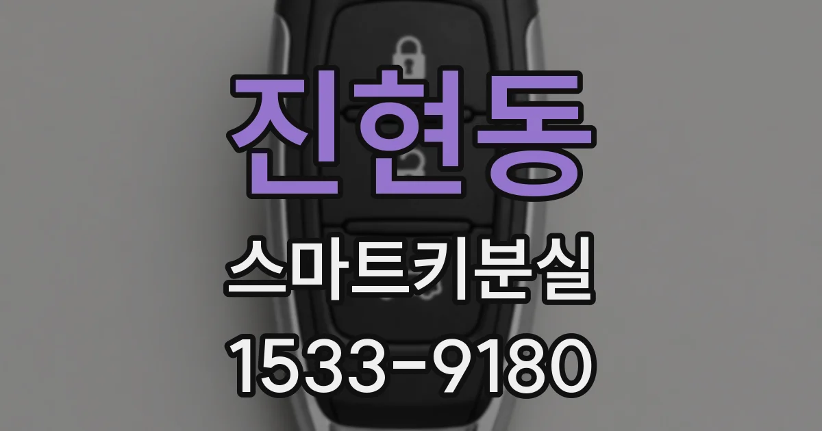 진현동 스마트키분실