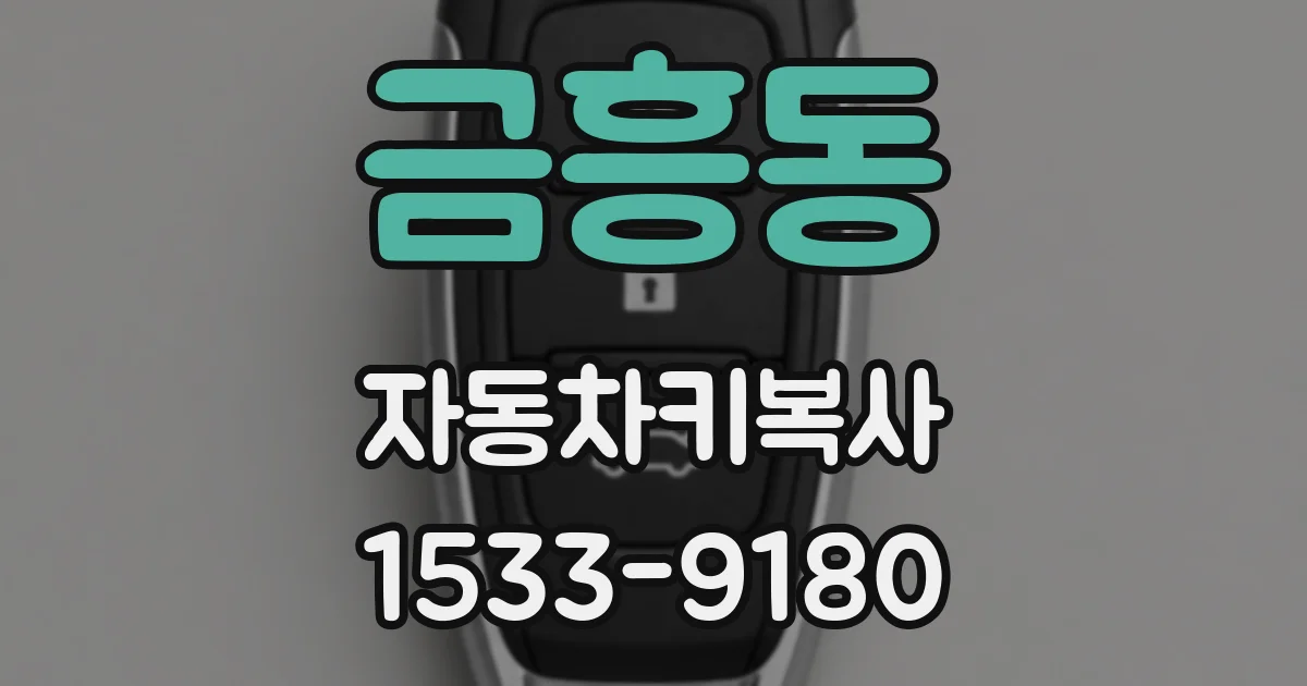 금흥동 자동차키복사