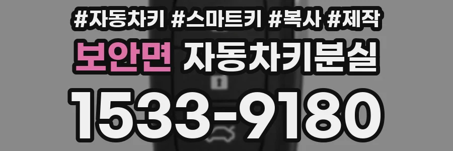 보안면 자동차키분실