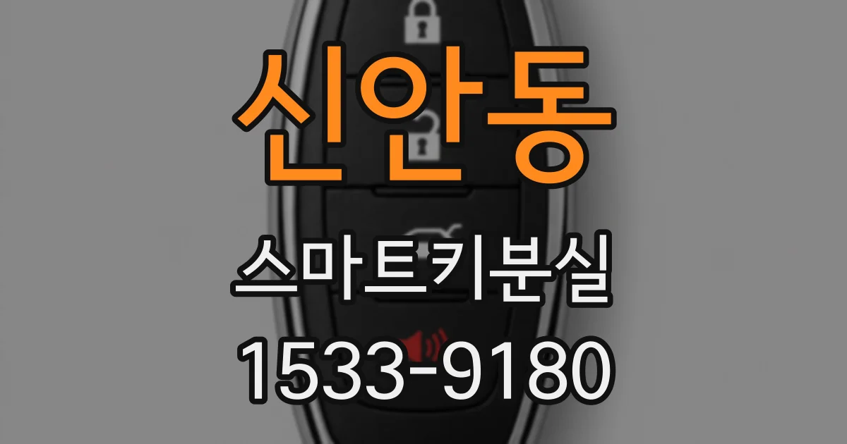 신안동 스마트키분실