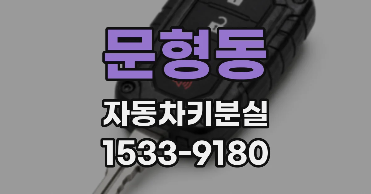 문형동 자동차키분실