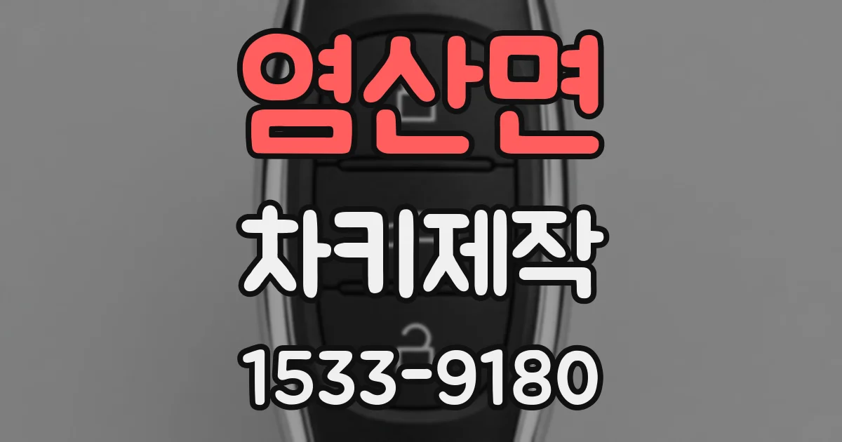 염산면 차키제작