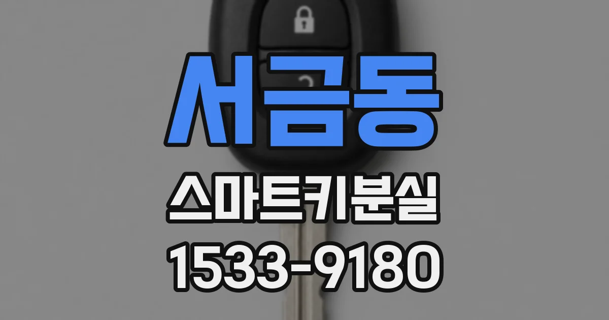 서금동 스마트키분실