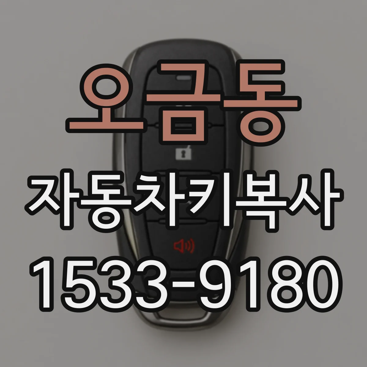 오금동 자동차키복사