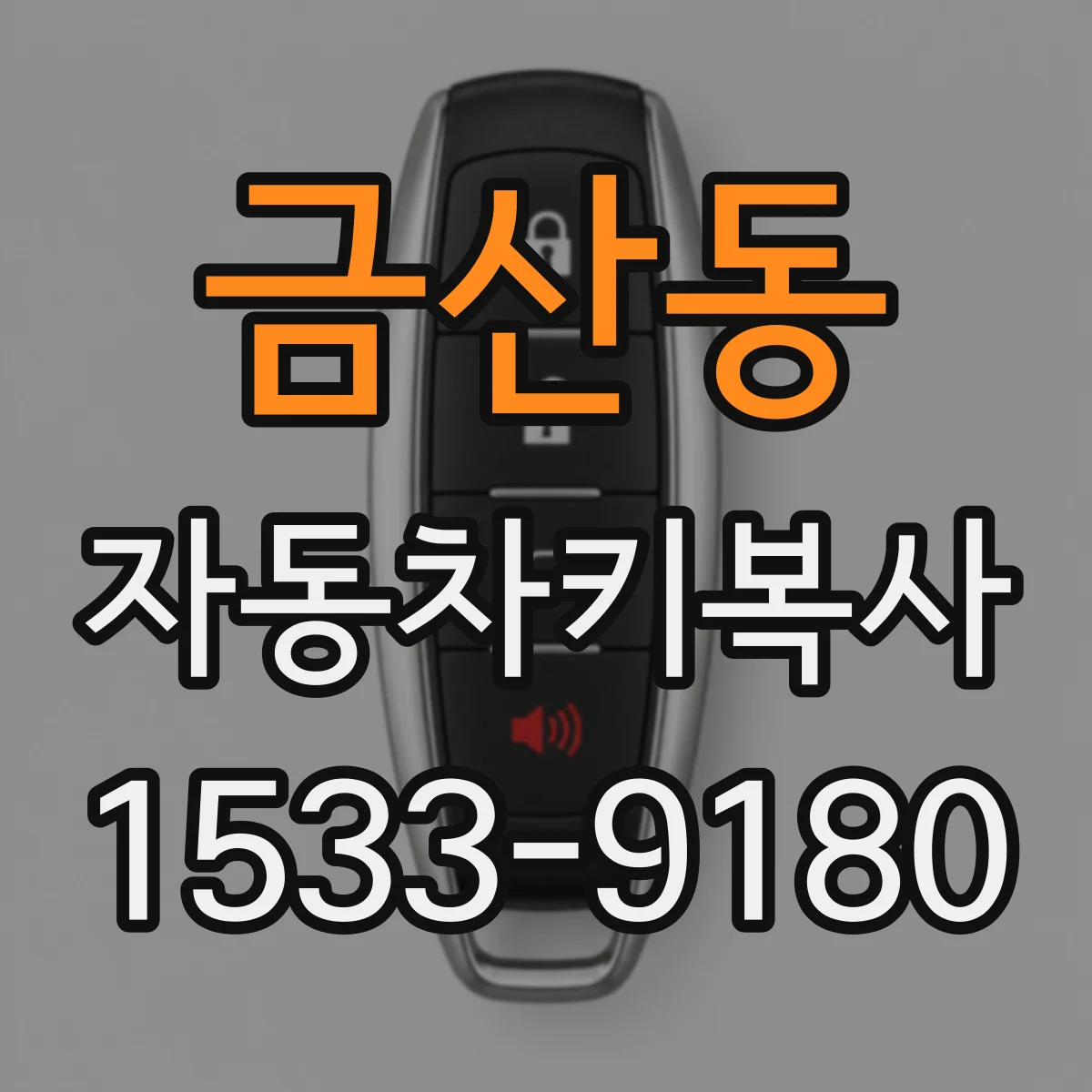 금산동 자동차키복사
