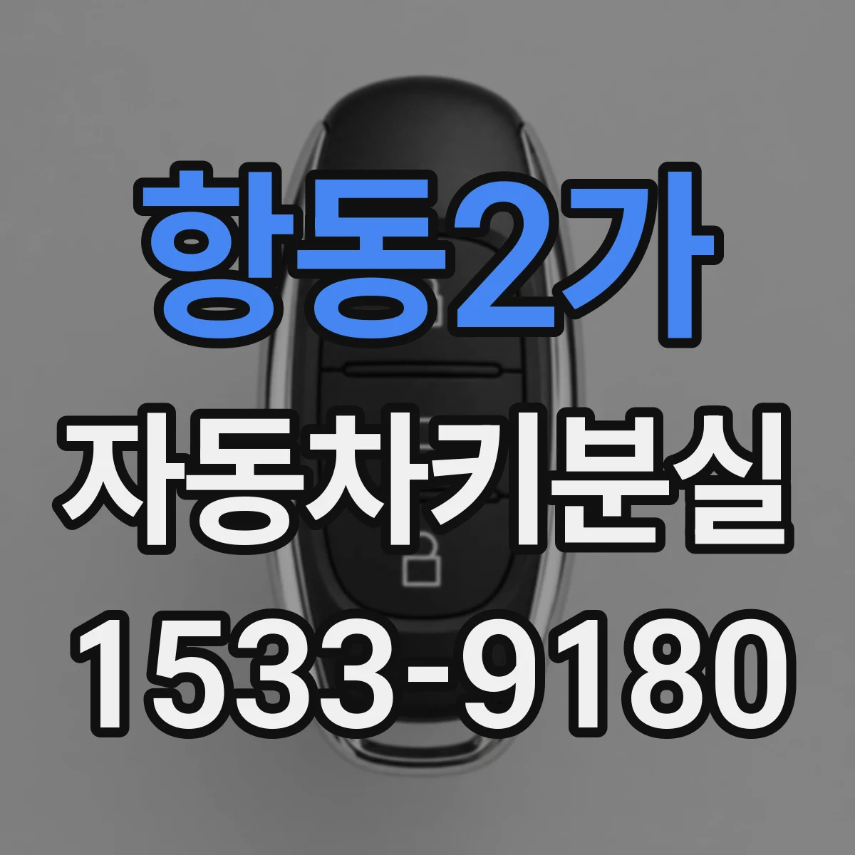 항동2가 자동차키분실