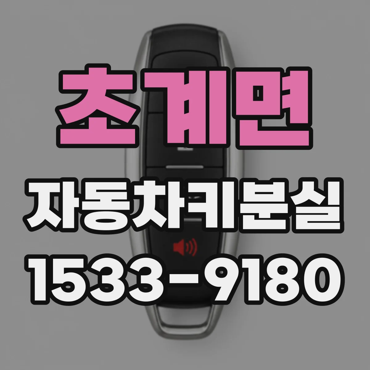 초계면 자동차키분실