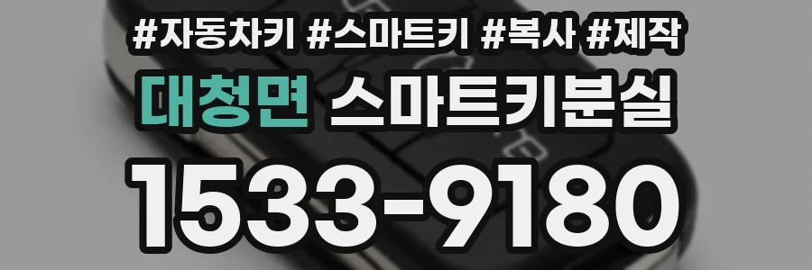 대청면 스마트키분실