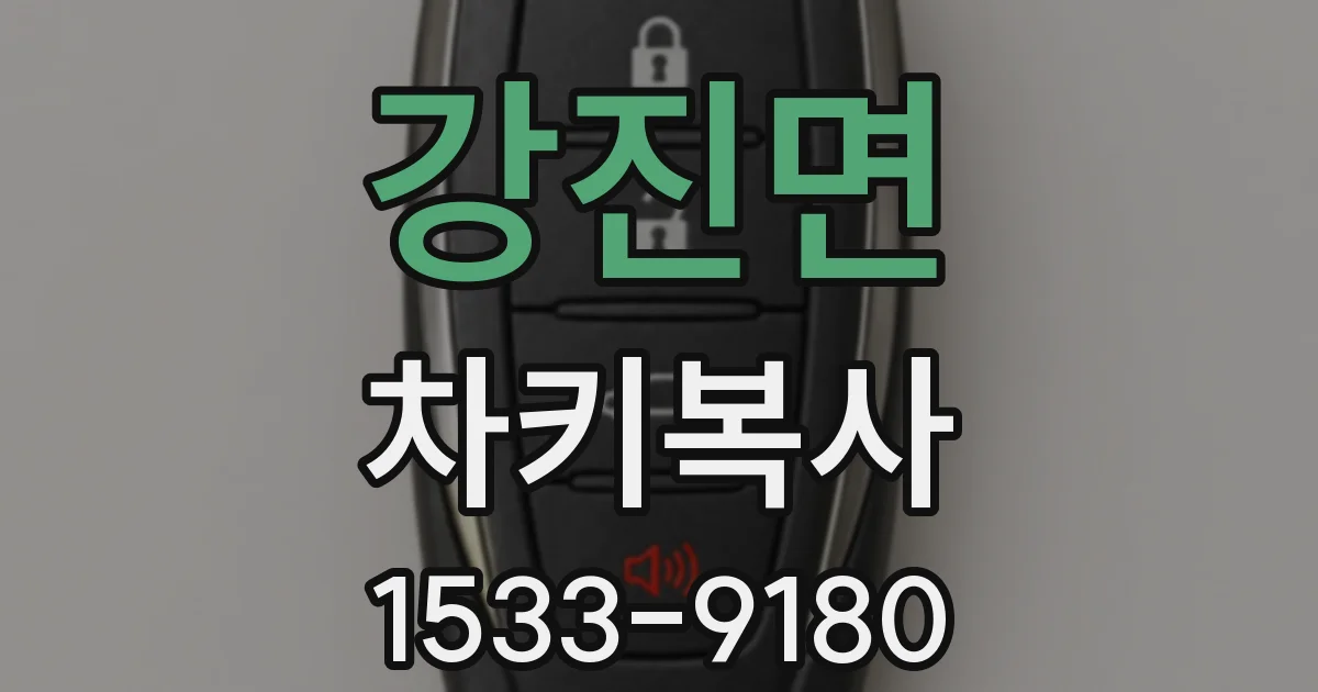 강진면 차키복사
