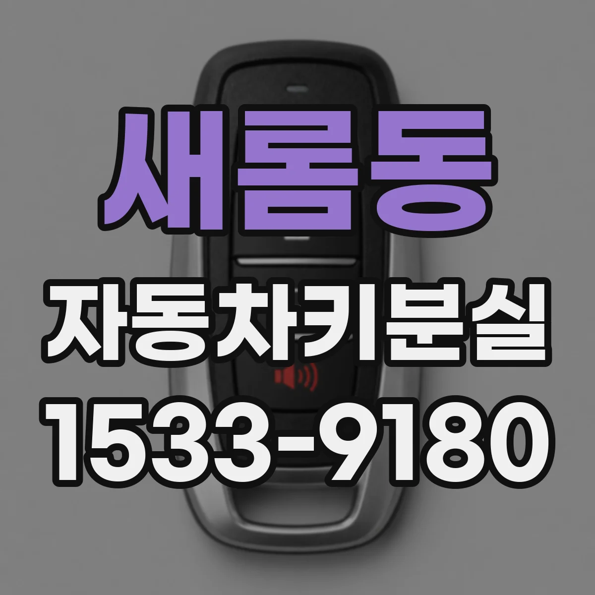 새롬동 자동차키분실