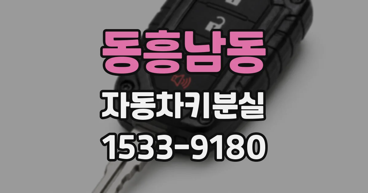 동흥남동 자동차키분실