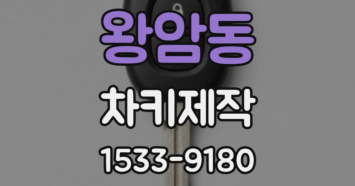 왕암동 차키제작