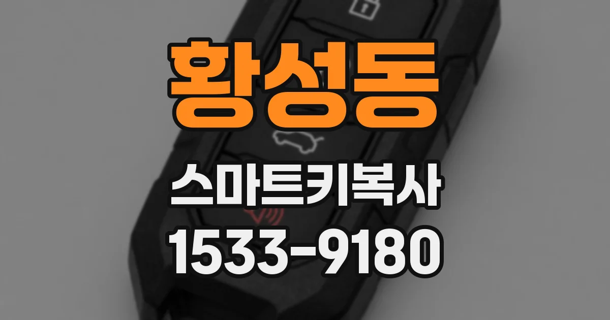 황성동 스마트키복사