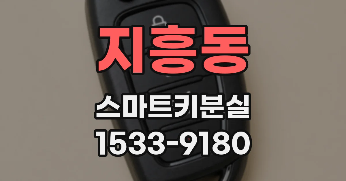 지흥동 스마트키분실
