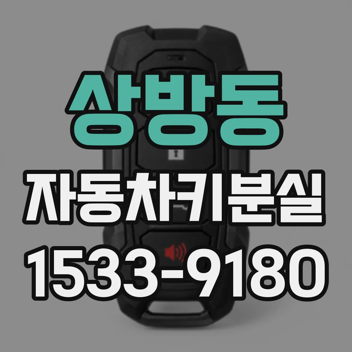 상방동 자동차키분실