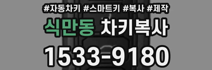 식만동 차키복사