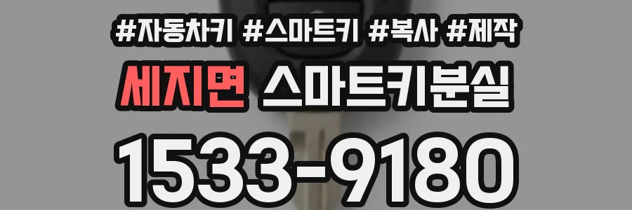 세지면 스마트키분실