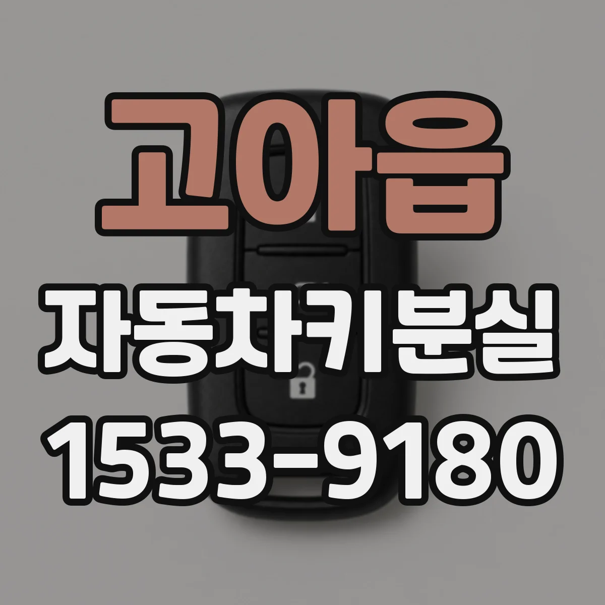 고아읍 자동차키분실