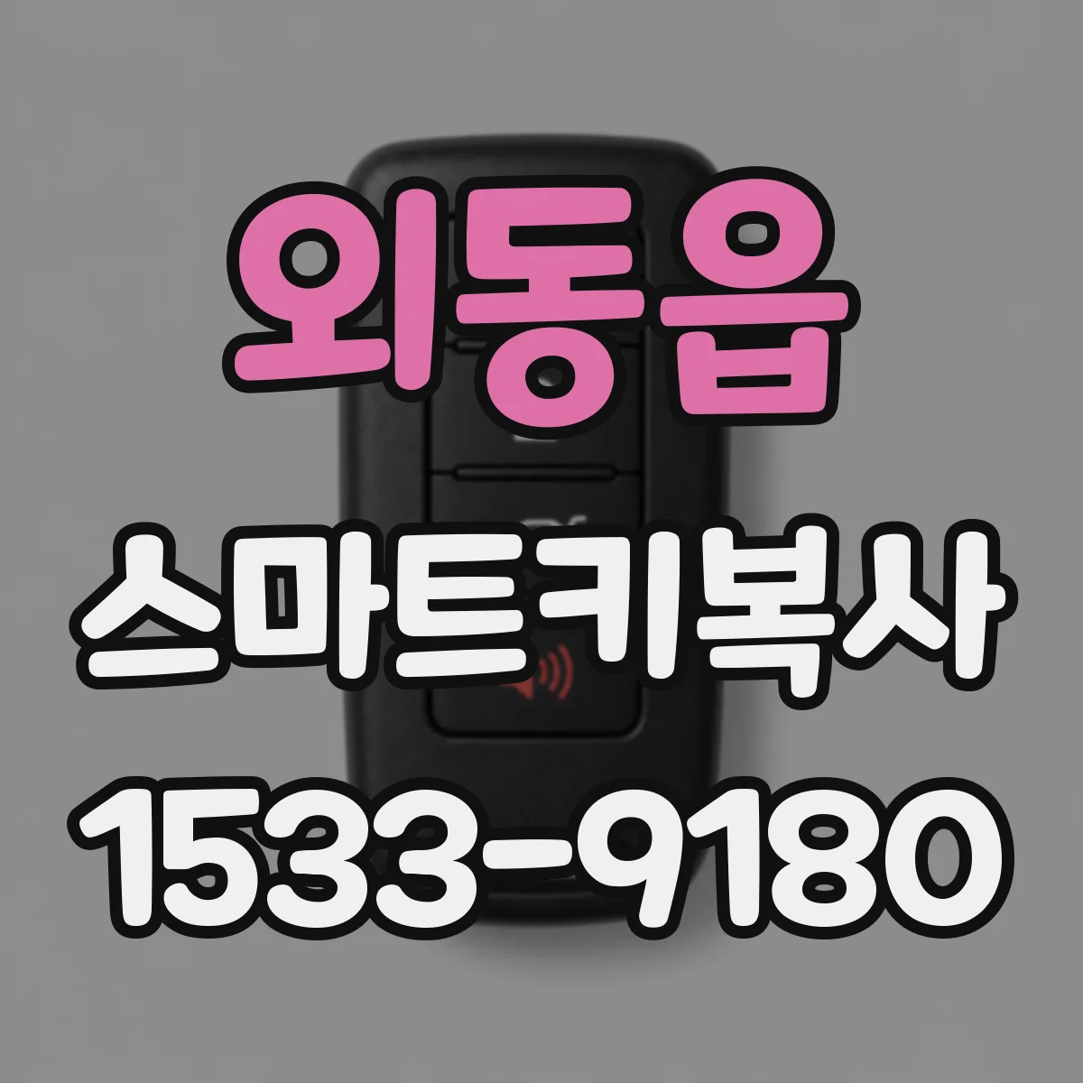 외동읍 스마트키복사